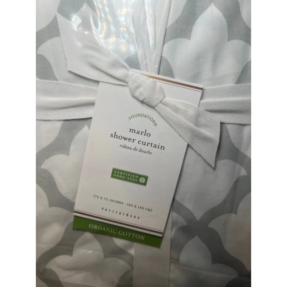 New Pottery Barn Marlo Shower Curtain